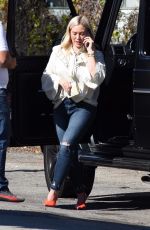 HILARY DUFF Out for Lunch at Petit Trois in Studio City 01/25/2019