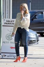 HILARY DUFF Out for Lunch at Petit Trois in Studio City 01/25/2019