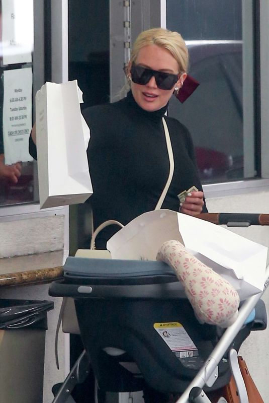 HILARY DUFF Out in Beverly Hills 01/11/2019