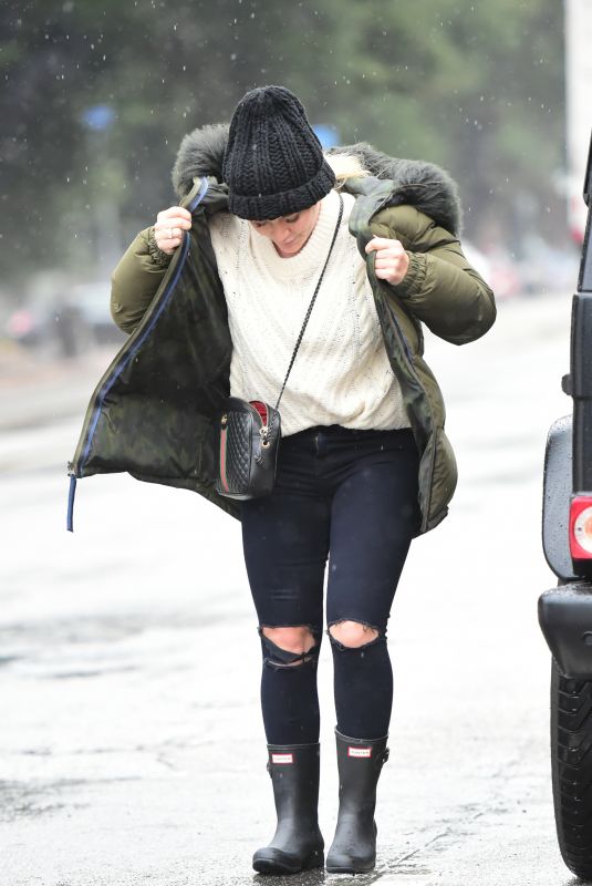 HILARY DUFF Out in Los Angeles 01/14/2019