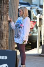 HILARY DUFF Out in Studio City 01/25/2019