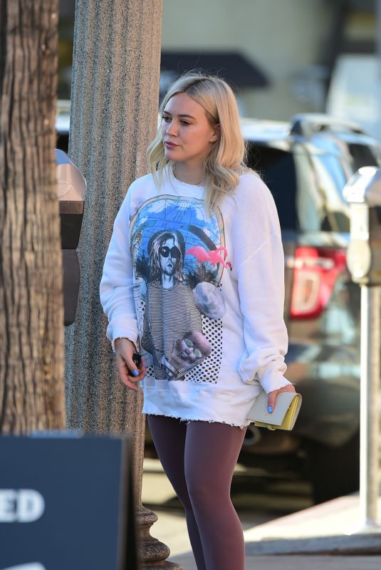HILARY DUFF Out in Studio City 01/25/2019