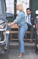 HILARY DUFF Out Shopping in Studio City 01/28/2019