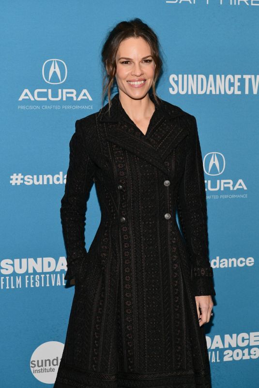 HILARY SWANK at I Am Mother Premiere at Sundance Film Festival 01/25/2019