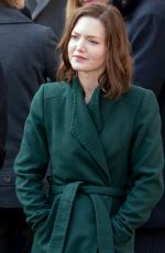 HOLLIDAY GRAINGER on the Set of The Capture in London 01/20/2019