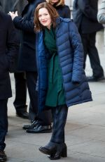 HOLLIDAY GRAINGER on the Set of The Capture in London 01/20/2019