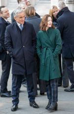HOLLIDAY GRAINGER on the Set of The Capture in London 01/20/2019