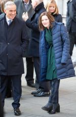 HOLLIDAY GRAINGER on the Set of The Capture in London 01/20/2019