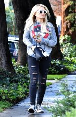 HOLLY MADISON Out and About in Los Angeles 01/07/2019