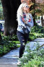 HOLLY MADISON Out and About in Los Angeles 01/07/2019