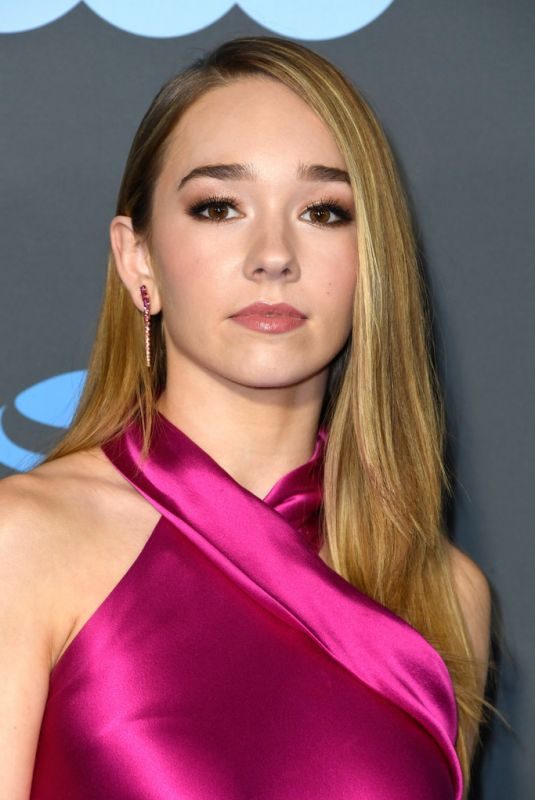 HOLLY TAYLOR at 2019 Critics’ Choice Awards in Santa Monica 01/13/2019