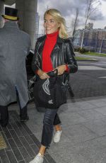 HOLLY WILLOGHBY Arrives at O2 Hotel in London 01/22/2019