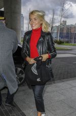 HOLLY WILLOGHBY Arrives at O2 Hotel in London 01/22/2019