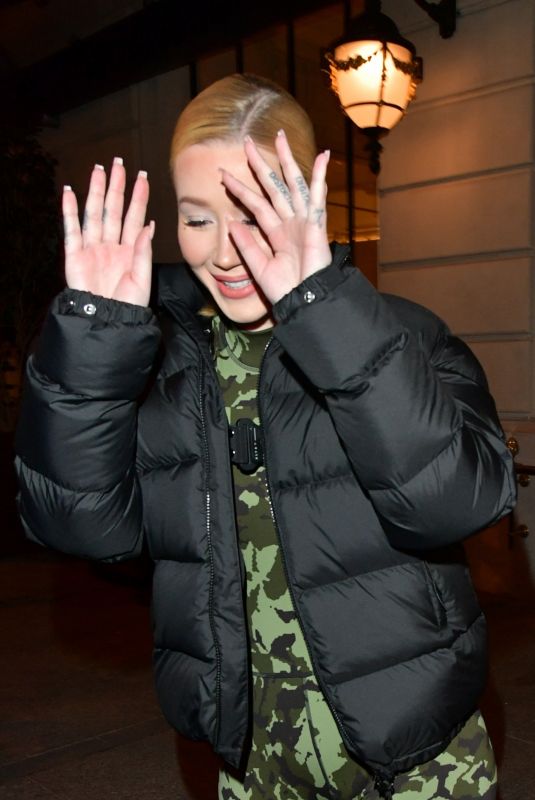 IGGY AZALEA Night Out in Paris 01/20/2019