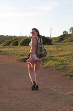 IMOGEN THOMAS in Bikini Out Hikinig in Lagos 01/26/2019