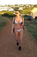 IMOGEN THOMAS in Bikini Out Hikinig in Lagos 01/26/2019