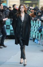 INDIA EISEY Arrives at AOL Build Series in New York 01/22/2019