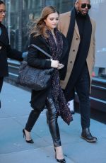 INDIA EISEY Arrives at AOL Build Series in New York 01/22/2019