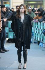 INDIA EISEY Arrives at AOL Build Series in New York 01/22/2019
