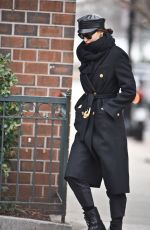 IRINA SHAYK Out and About in New York 01/19/2019