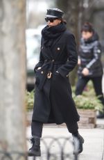 IRINA SHAYK Out and About in New York 01/19/2019