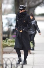 IRINA SHAYK Out and About in New York 01/19/2019
