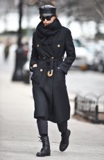 IRINA SHAYK Out and About in New York 01/19/2019