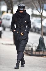 IRINA SHAYK Out and About in New York 01/19/2019