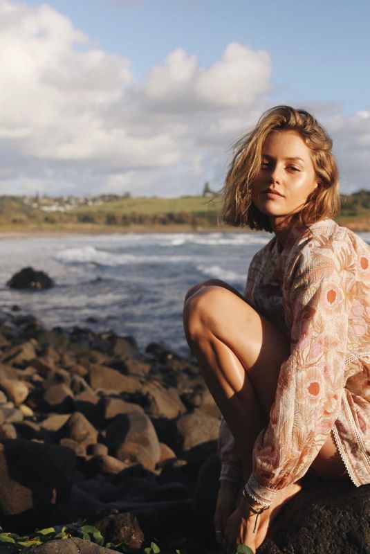 ISABELLE CORNISH on the Set of a Photoshoot, January 2019