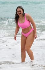 ISKRA LAWRENCE in Bikini at a Beach in Miami 01/27/2019