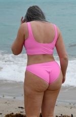 ISKRA LAWRENCE in Bikini at a Beach in Miami 01/27/2019