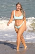 ISKRA LAWRENCE in Bikini at a Beach in Miami 01/28/2019