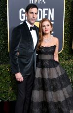ISLA FISHER at 2019 Golden Globe Awards in Beverly Hills 01/06/2019