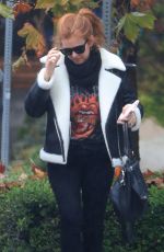 ISLA FISHER Out for Lunch at Le Pain Quotidien in West Hollywood 01/16/2019
