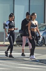 JASMINE TOOKES and CHANTEL JEFFRIES at Pilates Class in Los Angeles 01/28/2019S