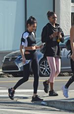 JASMINE TOOKES and CHANTEL JEFFRIES at Pilates Class in Los Angeles 01/28/2019S