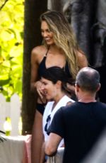 JASMINE TOOKES, SARA SAMPAIO and ROMEE STRIJD at Victoria