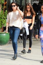 JASMINE TOOKES, SARA SAMPAIO, JOCELYN CHEW and CHANTEL JEFFIRES at Urth Caffe in West Hollywood 01/29/2019