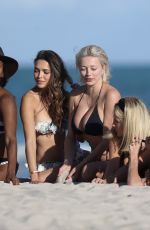 JASMINE WALTZ, CAROLINE VREELAND, SHEA MARIE, MELODY DE LA FE and TIFFANY LIGHTY in Swimwear at a Beach in Miami 01/12/2019