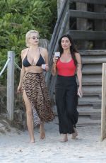 JASMINE WALTZ, CAROLINE VREELAND, SHEA MARIE, MELODY DE LA FE and TIFFANY LIGHTY in Swimwear at a Beach in Miami 01/12/2019