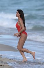 JASMINE WALTZ, CAROLINE VREELAND, SHEA MARIE, MELODY DE LA FE and TIFFANY LIGHTY in Swimwear at a Beach in Miami 01/12/2019