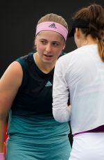 JELENA OSTAPENKO and SORANA CIRSTEA at 2019 Australian Open at Melbourne Park 01/17/2019