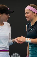 JELENA OSTAPENKO and SORANA CIRSTEA at 2019 Australian Open at Melbourne Park 01/17/2019