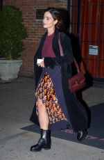 JENNA LOUISE COLEMAN Leaves Bowery Hotel in New York 01/10/2019