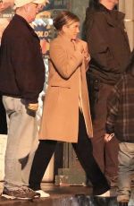 JENNIFER ANISTON on the Set of The Morning Show in Los Angeles 01/14/2019