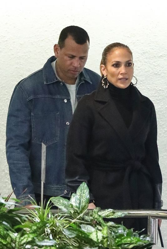 JENNIFER LOPEZ and Alex Rodriguez Out in Westwood 05/01/2019