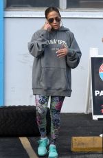 JENNIFER LOPEZ Arrives at a Gym in Miami 01/21/2019