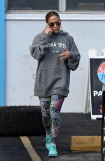 JENNIFER LOPEZ Arrives at a Gym in Miami 01/21/2019