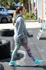 JENNIFER LOPEZ Arrives at a Gym in Miami 01/21/2019