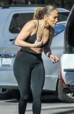 JENNIFER LOPEZ at a Gym in Venice Beach 01/01/2019